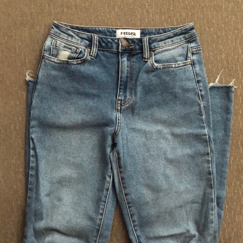 RSQ High Rise Straight Leg Jeans